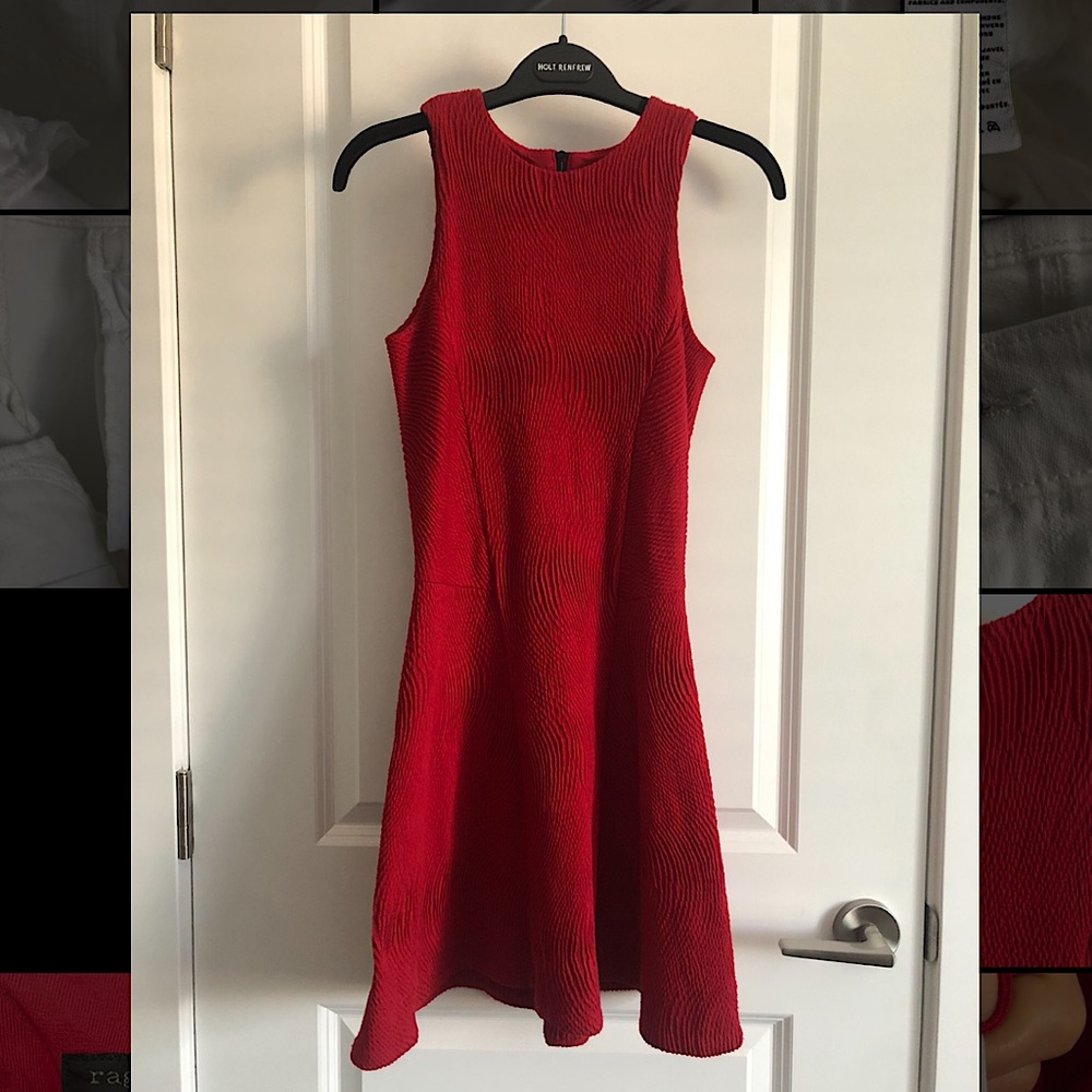 rag & bone red cocktail dress, size XXS/XS